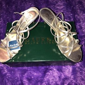 NEVER WORN RALPH LAUREN HEELS!!!